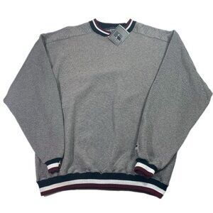 NWT VINTAGE Russell Sweater Mens XL Grey Sweatshirt Pullover Blank Cotton Blend